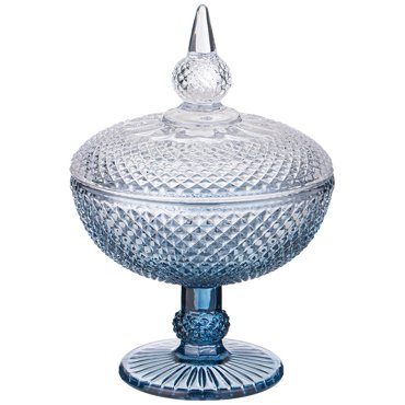 Набор из 2 штук Емкость для хранения на ножке Lefard Diamant blue 157х157х23 см 4985₽