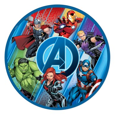 Тарелка бумажная Свежий ветер Marvel синий 180 мм 6 шт 349₽