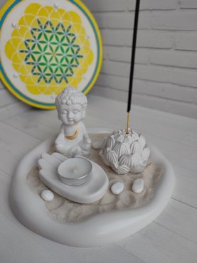 Подставка для благовоний палочек и подсвечник 1250₽