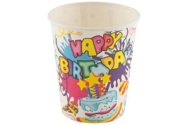 Набор бумажных стаканов Happy Birthday Волшебная страна 6 шт 456₽