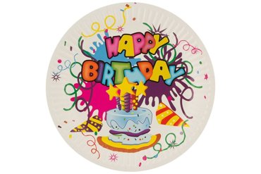 Набор бумажных тарелок Happy Birthday Волшебная страна 18 см 6 шт 570₽
