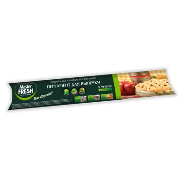 Пергамент для выпечки 5 м 38 см картонная коробка силиконизированный Master Fresh 315₽