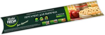 Пергамент Master Fresh силиконизированный для выпечки 38см 5м 272₽