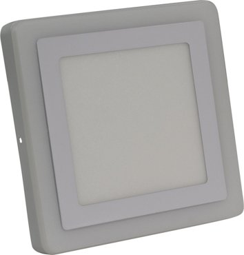 Накладной LED светильник Квадрат с подсветкой DLB Smart Buy IP20 SBLSq1-DLB-18-3K-B 782₽