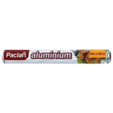 Фольга алюминиевая 29 см х 20 м в рулоне PACLAN 401127 арт 606338 - 3 шт 1100₽