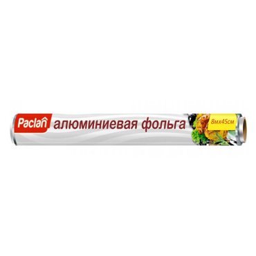 Фольга алюминиевая Paclan Aluminium 8 м х 44 см в рулоне 349₽