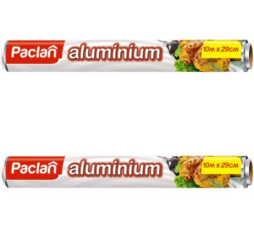 Фольга Paclan алюминиевая в рулоне 10мх29см 2уп 745₽