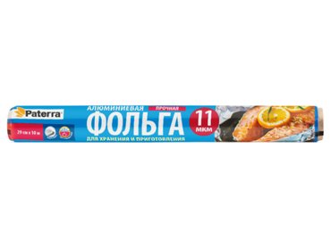 Фольга пищевая Paterra Прочная 29cm х 10m 209-011 519₽