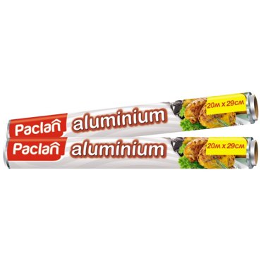 Комплект Paclan Aluminium Фольга алюминиевая 20 м х 29 см в рулоне х 2 шт 619₽