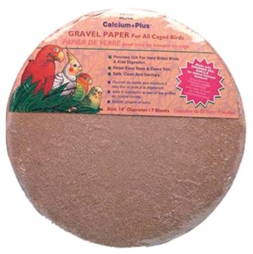 Наполнитель в клетку для птиц Penn Plax Gravel Paper круглое 36см 7шт 165₽