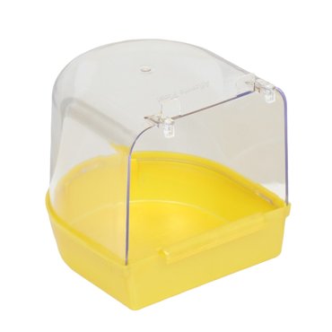 Купалка для птиц Atlantis Plast 145x136x140 мм жёлтая 374₽