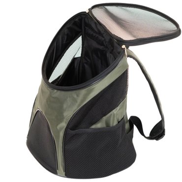Переноска рюкзак 1 PetTails Чужой 36 х 34 х 26см 2 кармана нейлон зелёный 479₽