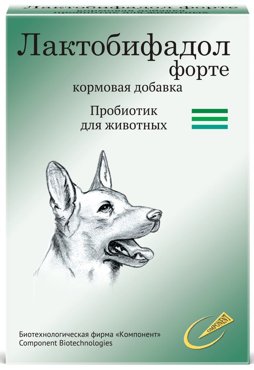 Пробиотик Лактобифадол форте порошок для орального применения для собак 50 г 265₽