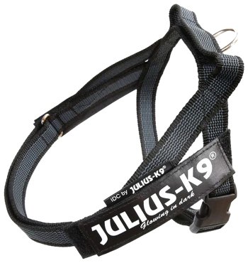 Шлейка для собак Julius-K9 40-49см 4-7 кг черная 2685₽