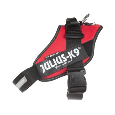 Шлейка для собак Julius-K9 IDC-Powerharness 1 полиэстер красный 63-85см 23-30кг 4839₽
