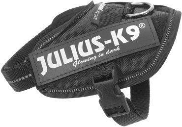 Шлейка для собак Julius-K9 IDC-Powerharness Baby 1 полиэстер черный 29-36см 08-3кг 1790₽