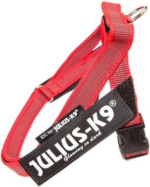 Шлейка для собак Julius-K9 IDC-Belt harness Mini-Mini красная обхват груди 40-90 см 1870₽