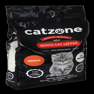 Комкующийся наполнитель для кошек Catzone Orange бентонитовый апельсин 10 кг 30 л 1680₽