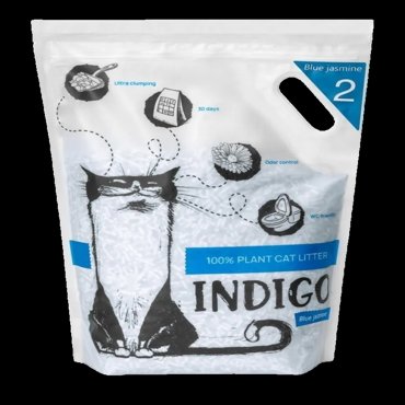 Наполнитель для туалета кошек INDIGO Жасмин растительный 2 шт по 12 л 2600₽