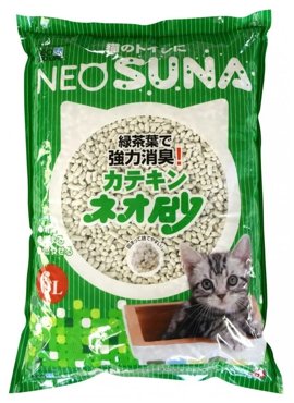 Комкующийся наполнитель Neo Loo Life Neo Suna бумажный экстракт зеленого чая 2шт по 6л 2481₽
