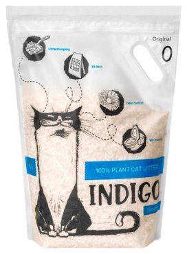 Растительный наполнитель Indigo Original без ароматизатора 6 л 895₽