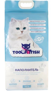 Впитывающий наполнитель Toocattish силикагелевый 4 кг 950₽