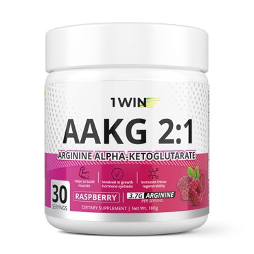 Аминокислоты 1WIN AAKG 21 Аргинин 30 порций Малина 180 г 891₽