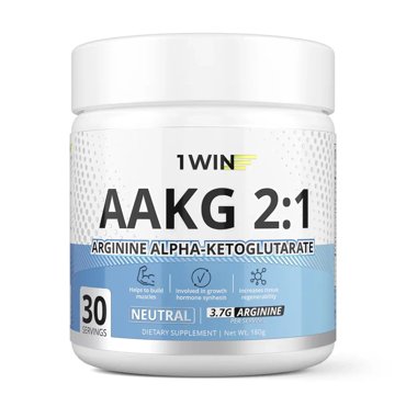 Аминокислоты 1WIN AAKG 21 Аргинин 30 порций Нейтральный 180 г 776₽