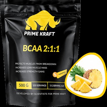 Prime Kraft BCAA 500 г pineapple 1749₽