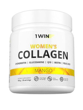Коллаген комплекс 1WIN Collagen Women 18 активными ингредиентами Манго 30 порций 1595₽