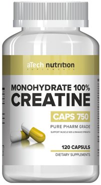 Креатин aTech Nutrition Моногидрат 120 капсул 599₽