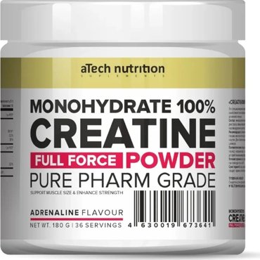 Креатин Моногидрат 100 вкус Адреналин aTech Nutrition 180гр 774₽