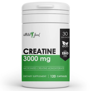 Креатин моногидрат Atletic Food Micronized Creatine 3000 mg 120 капсул 604₽