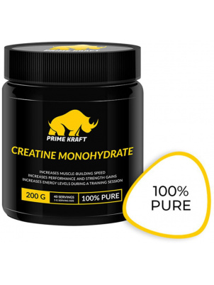 Креатин Prime Kraft Creatine Monohydrate 100 Pure 200 г unflavored 1257₽
