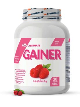Cybermass Gainer 3000 g малина 2700₽