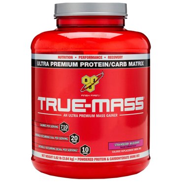 Гейнер BSN True-Mass 2610 г strawberry milkshake 7350₽