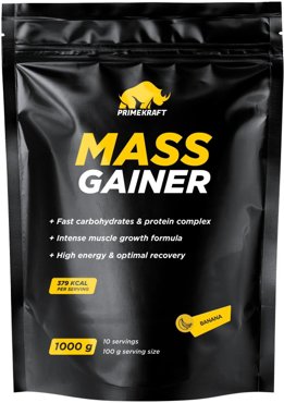 Prime Kraft Mass Gainer 1000 g банан 1190₽