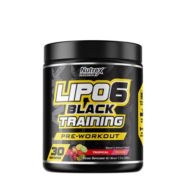 Предтренировочный комплекс Nutrex Lipo 6 Black тропический пунш 30 порций 2750₽