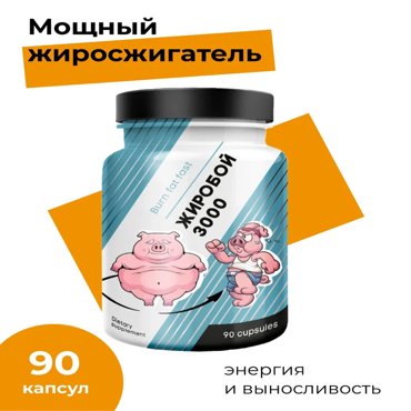 Предтренировочный KULTLAB Жиросжигатель Big Pig Жиробой 3000 90 капс 2955₽