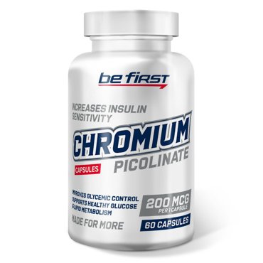 Хром Be First Chromium Picolinate 60 капсул 784₽