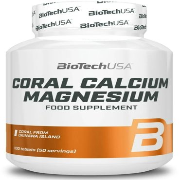 Комплекс кальцийманий BioTechUSA Coral Calcium-Magnesium 100 таб 967₽