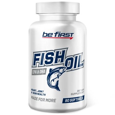 Рыбий жир омега 3 Be First Fish Oil Omega-3 90 гелевых капсул 1029₽