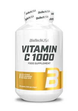 Витамин C BioTechUSA Vitamin C 1000 mg 100 таблеток 1222₽