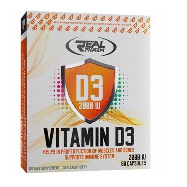Vitamine D3 2000 IU 60 капсул 579₽