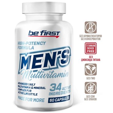 Витамины для мужчин Be First Mens Multivitamin 60 капсул 925₽