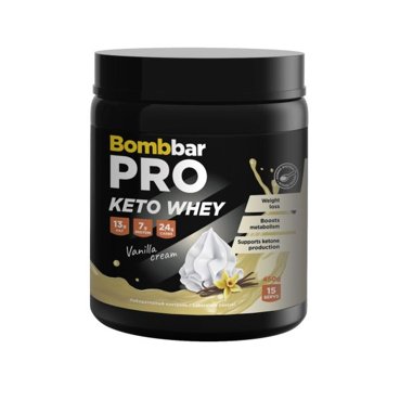 Bombbar Bombbar PRO Keto Whey 450г Сливочная ваниль 1780₽