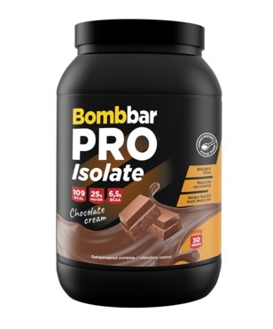 BOMBBAR PRO Isolate 900 г вкус шоколадный крем 2990₽