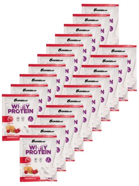 Протеиновый коктейль Bombbar Whey Protein 30 г 20 шт Малиновое печенье 2769₽
