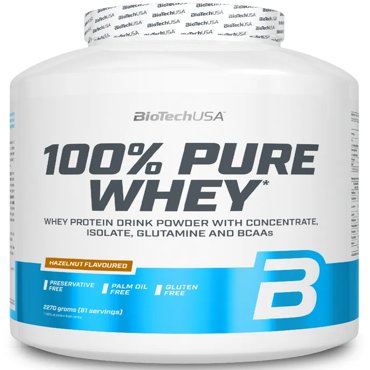 Сывороточный протеин BioTechUSA 100 Pure Whey 2270 г лесной орех 8990₽