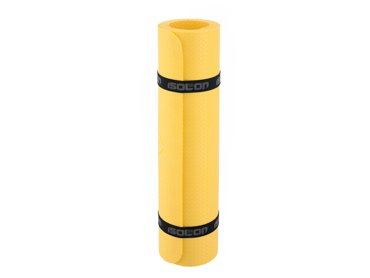 Коврик для йоги и фитнеса Isolon Yoga Asana 1800х600х4 мм желтый 450₽